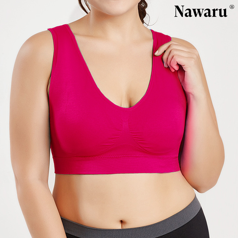 Nawaru® Seamless Wire-Free Sports Bra