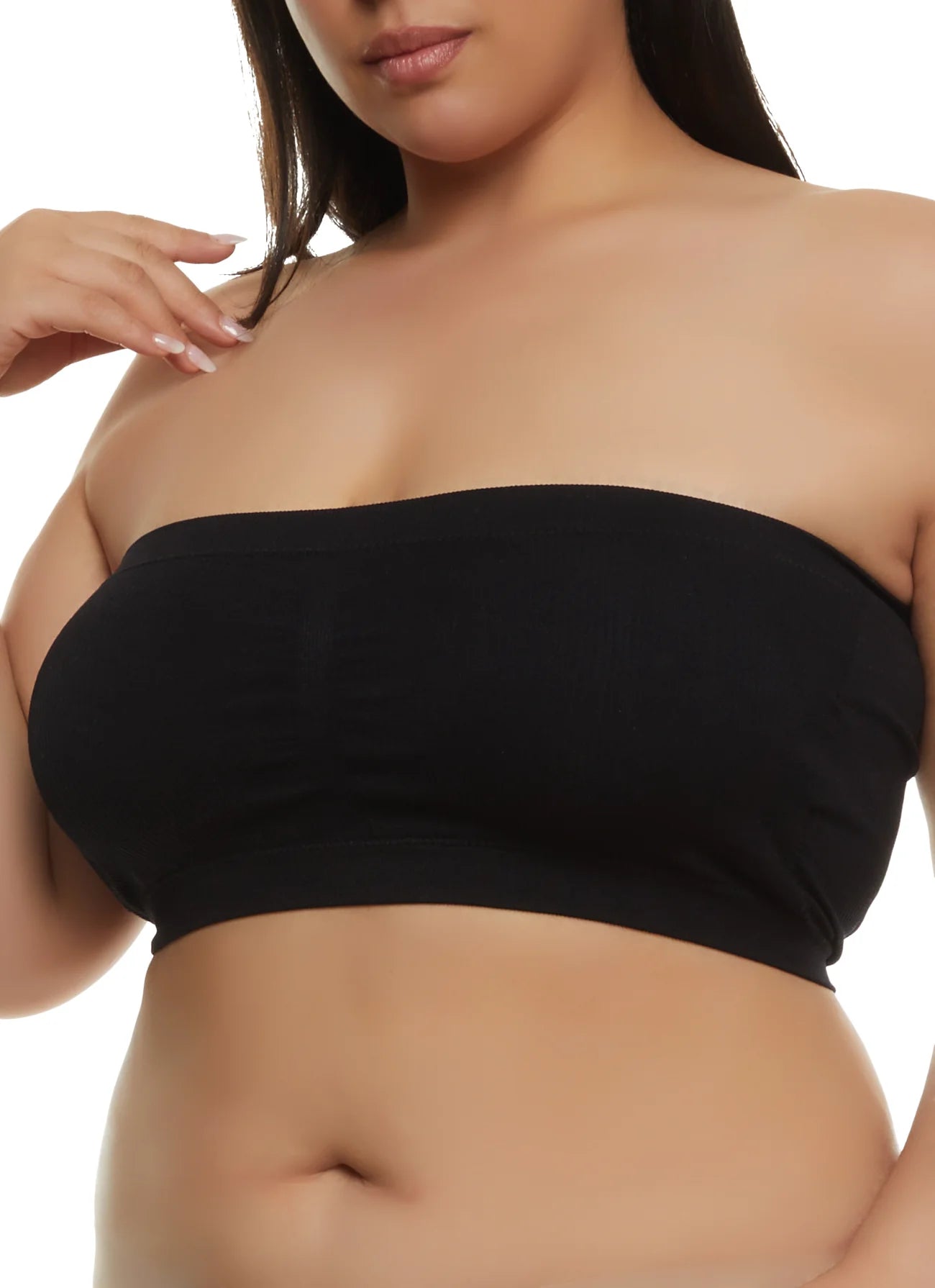 Nawaru® Seamfree Full Supportive Rib Bandeau Strapless Bra