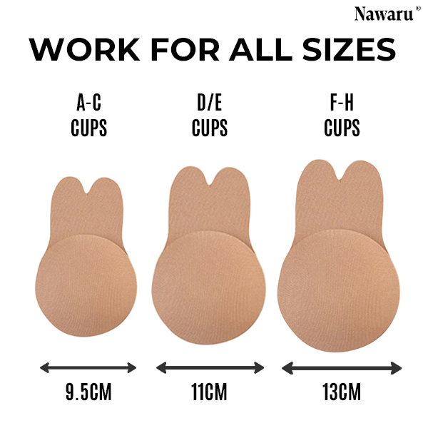 Nawaru® Self Adhesive Invisible Bunny Bra Tape