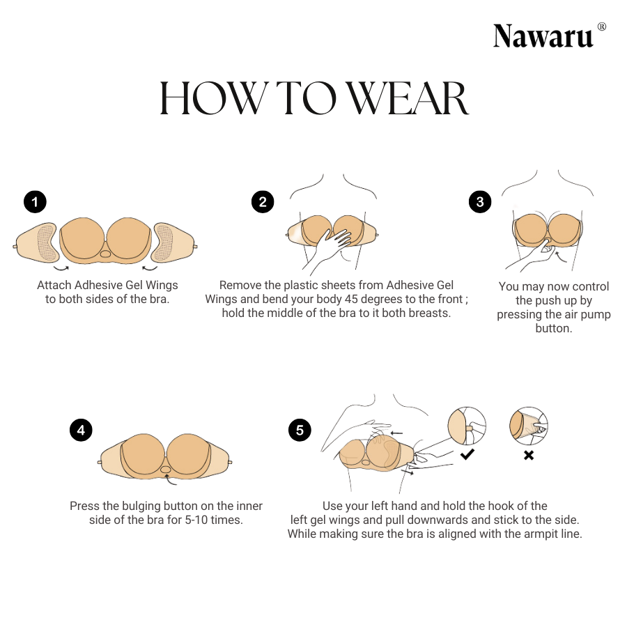 Nawaru® Bare Minimum Backless Bra