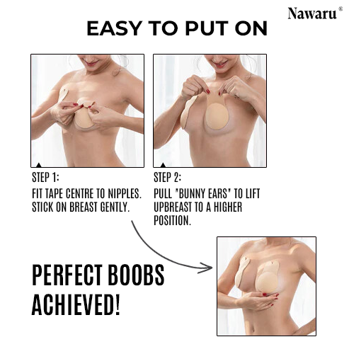 Nawaru® Self Adhesive Invisible Bunny Bra Tape