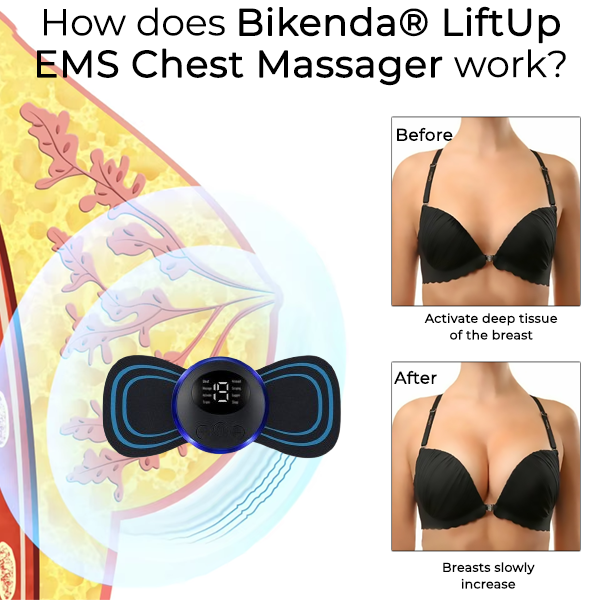 Bikenda® LiftUp EMS Chest Massager