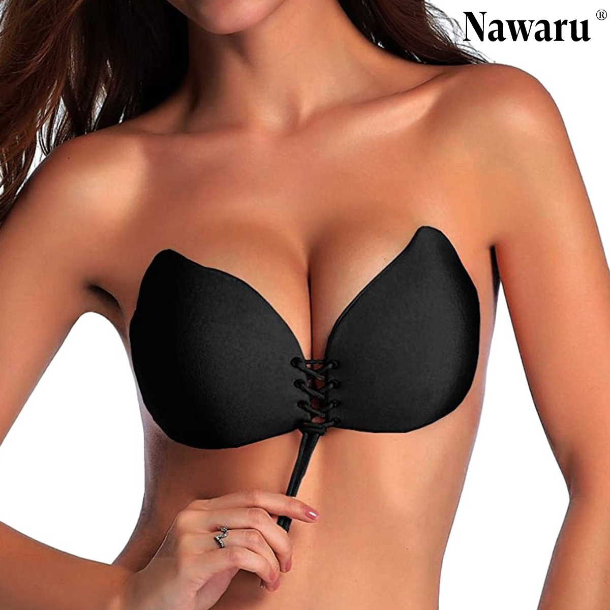 Nawaru® Drawstring Adhesive Push-Up Bra