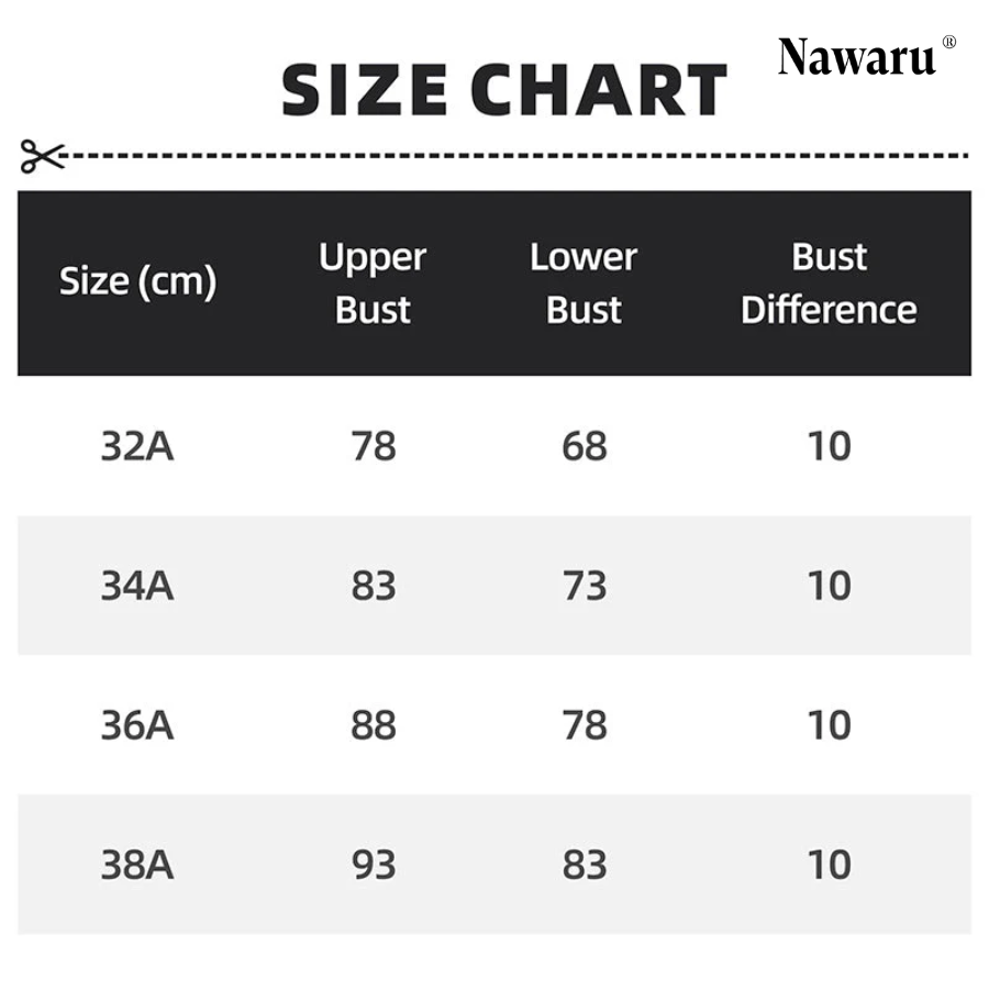 Nawaru® Front Clasp Invisible Bra