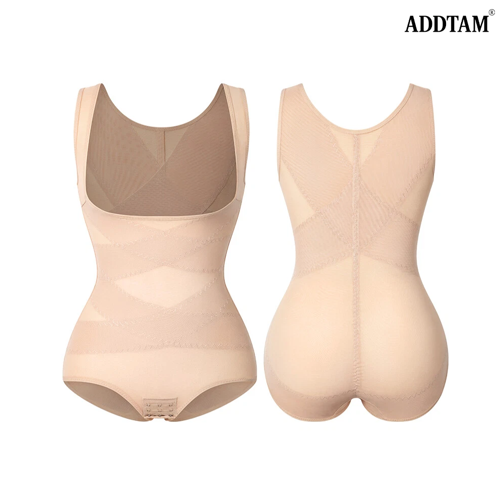 ADDTAM® Mesh Open Bust Full Body Shapewear