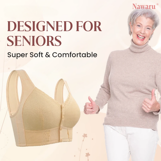 Nawaru® Front Closure Breathable Bra for Seniors