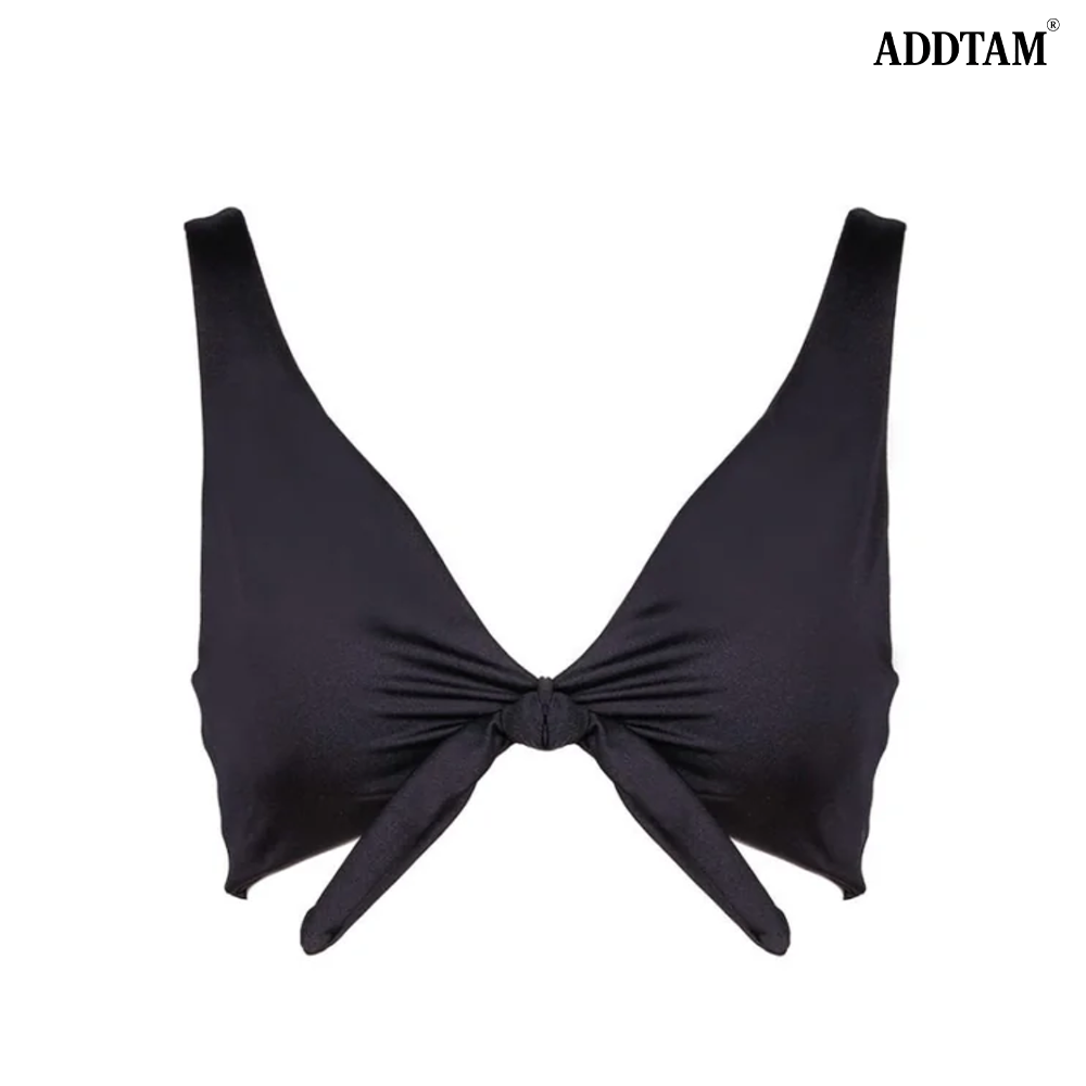 ADDTAM® Tie Knot Front Bikini Top