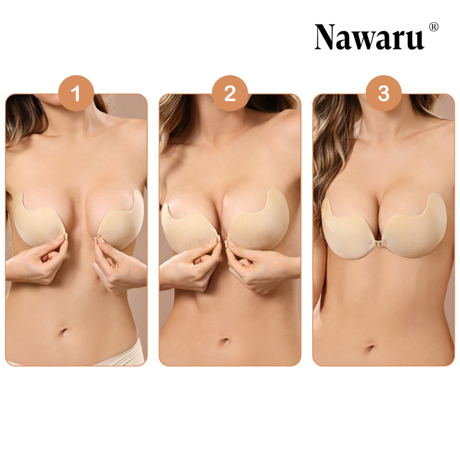 Nawaru® Sticky Invisible Backless Strapless Push Up Bra