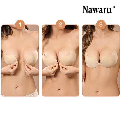 Nawaru® Sticky Invisible Backless Strapless Push Up Bra