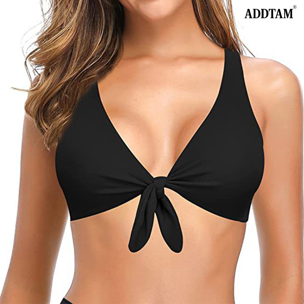 ADDTAM® Tie Knot Front Bikini Top