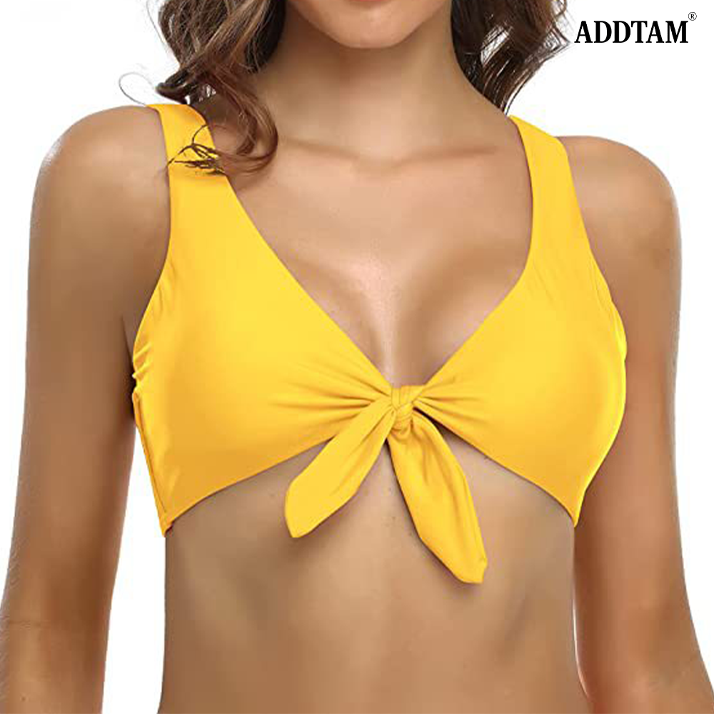 ADDTAM® Tie Knot Front Bikini Top
