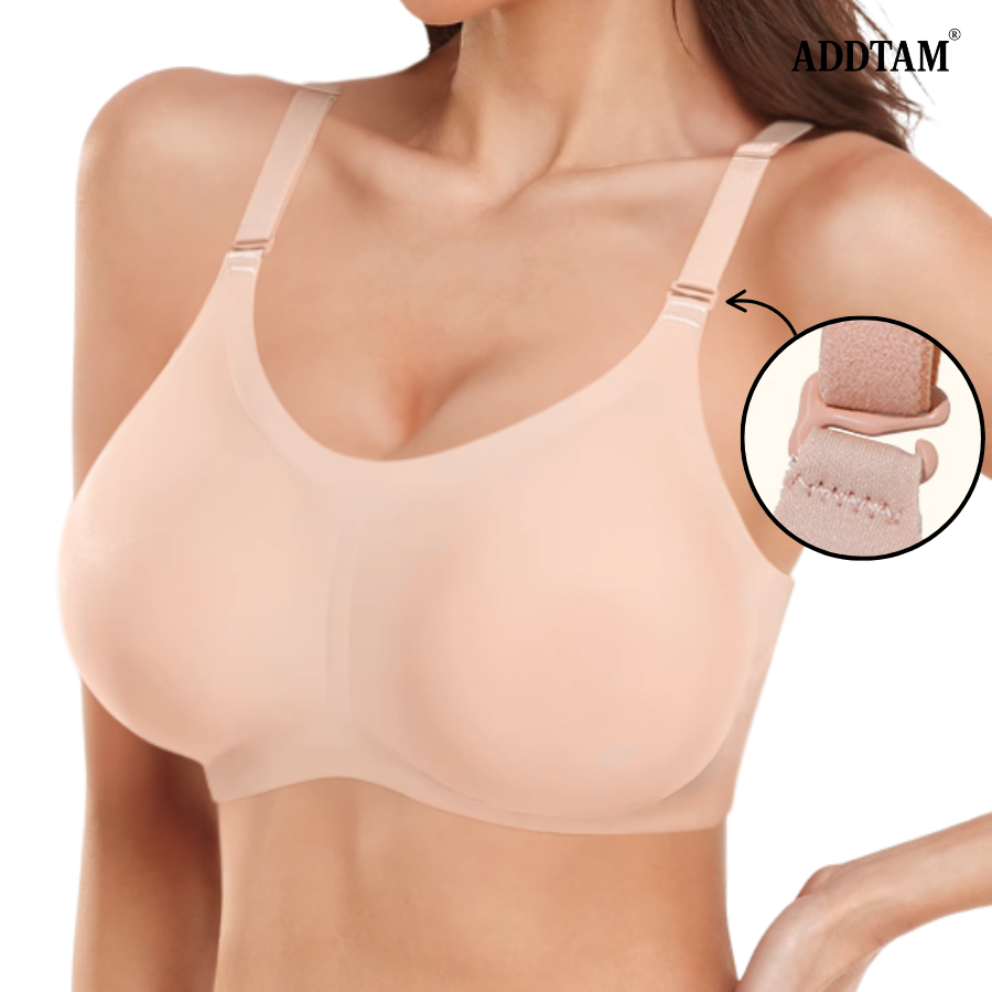 ADDTAM® Wireless Mastectomy Bra with Pockets for Prosthesis