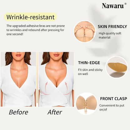 Nawaru® Drawstring Adhesive Push-Up Bra