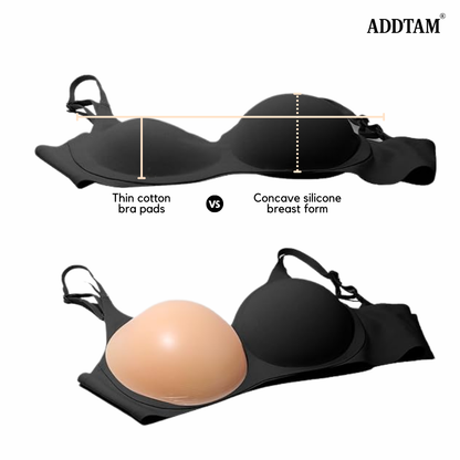 ADDTAM® Wireless Mastectomy Bra with Pockets for Prosthesis