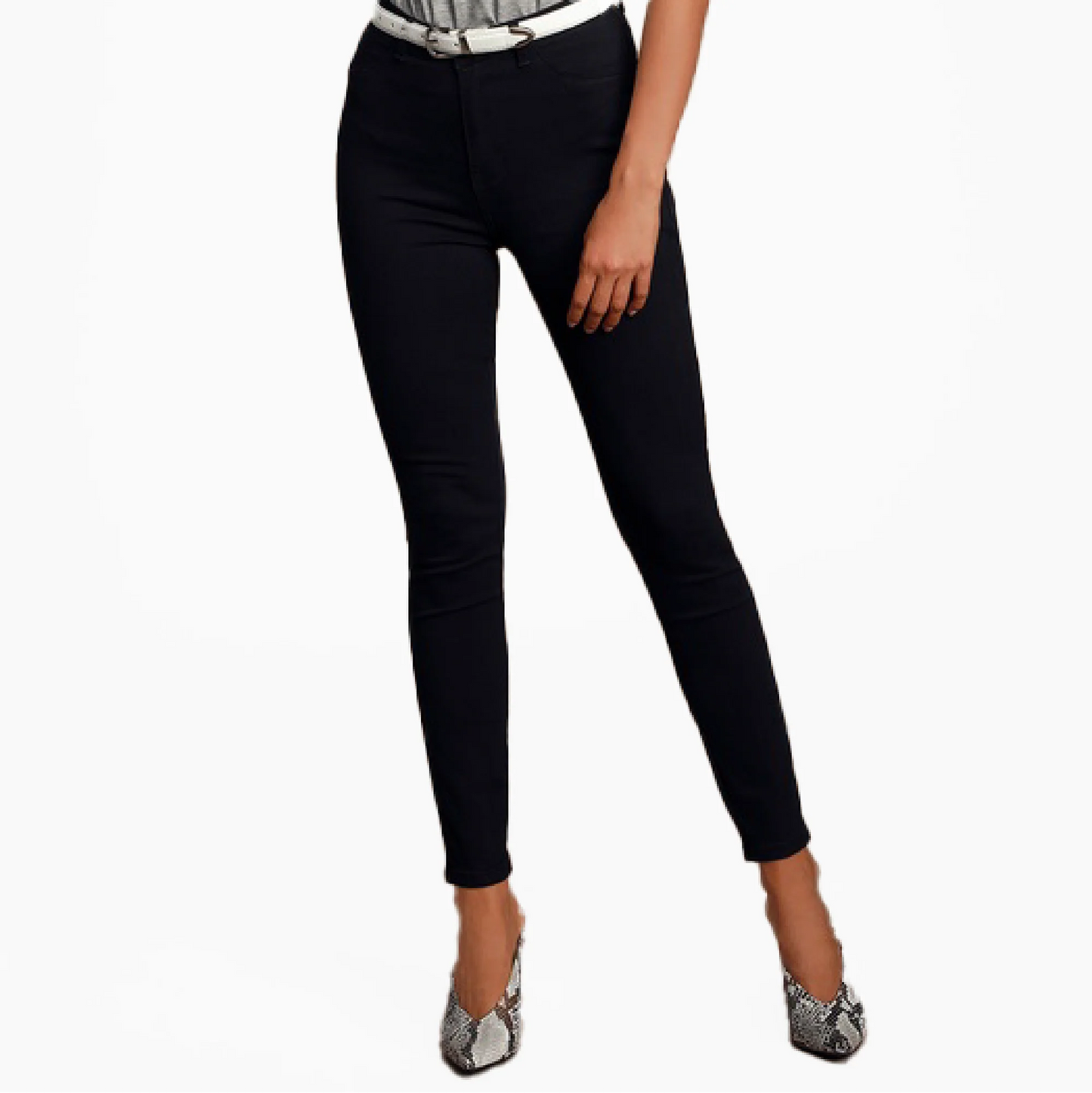 Perfect Fit Stretch Ankle Denim Jeans Leggings